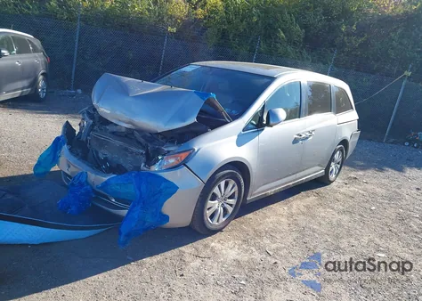 2016 Honda Odyssey Ex-L z USA, uszkodzony, nr VIN 5FNRL5H65GB091878